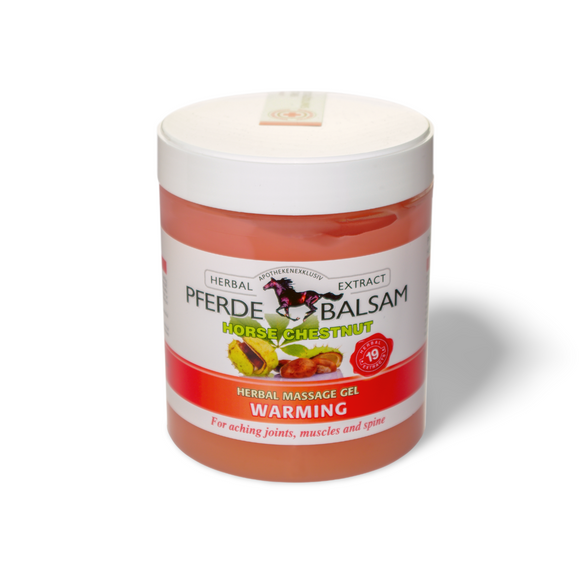 HERBAL EXTRACT šildantis masažinis balzamas su arkliniu kaštonu, 500 ml