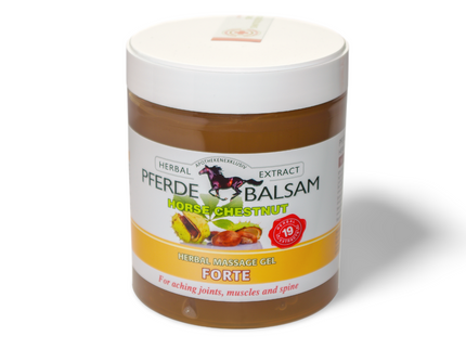 HERBAL EXTRACT ypač stiprus masažinis balzamas su arkliniu kaštonu, 500 ml
