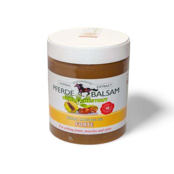 HERBAL EXTRACT ypač stiprus masažinis balzamas su arkliniu kaštonu, 500 ml