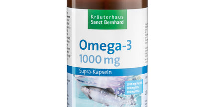 Omega-3 Supra 1000 mg, 120 kapsulių